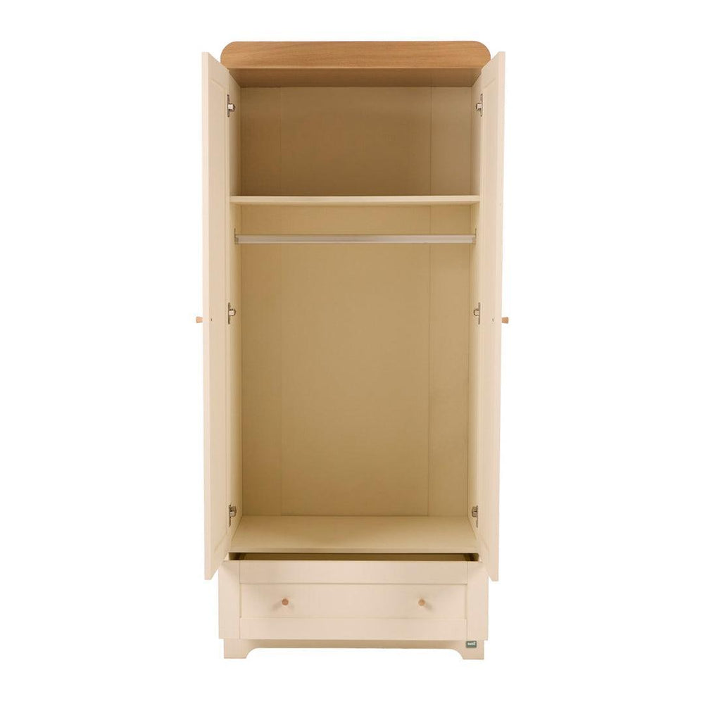 Tutti Bambini Rio Wardrobe - Cashmere/Honey Oak-Wardrobes-Cashmere/Honey Oak- | Natural Baby Shower