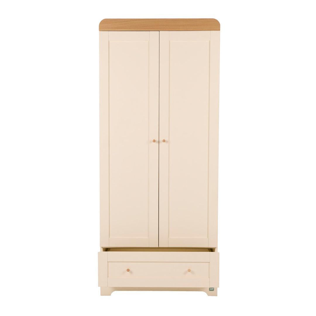 Tutti Bambini Rio Wardrobe - Cashmere/Honey Oak-Wardrobes-Cashmere/Honey Oak- | Natural Baby Shower