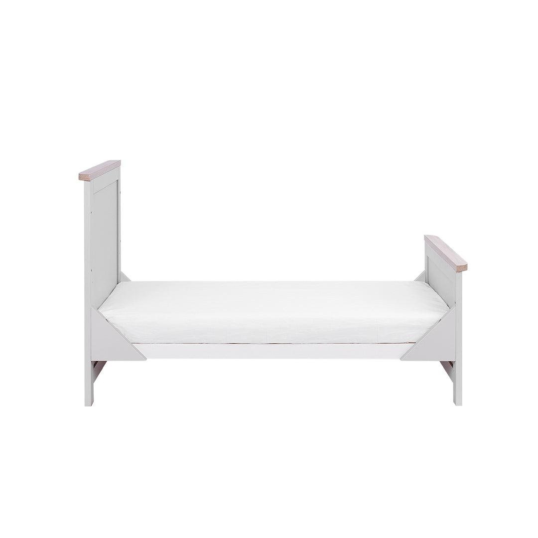 Tutti Bambini Verona Cot Bed - Dove Grey/Oak-Cot Beds-Dove Grey/Oak-No Mattress | Natural Baby Shower