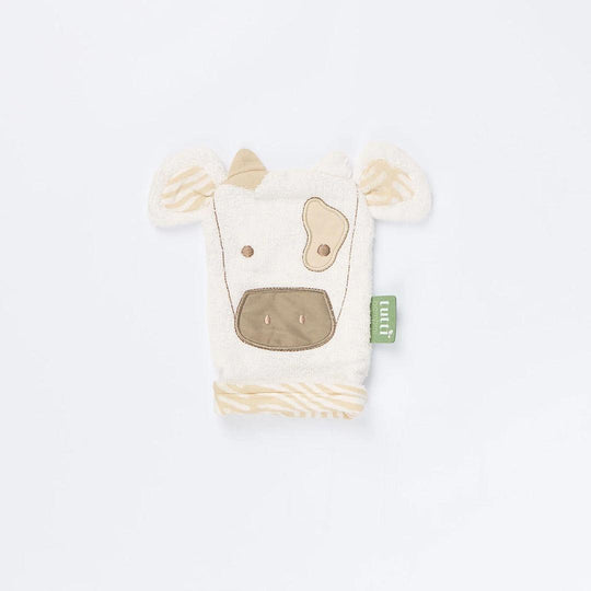 Tutti Bambini Wash Mitt - Clemi Cow-Washcloths-Clemi Cow-One Size | Natural Baby Shower