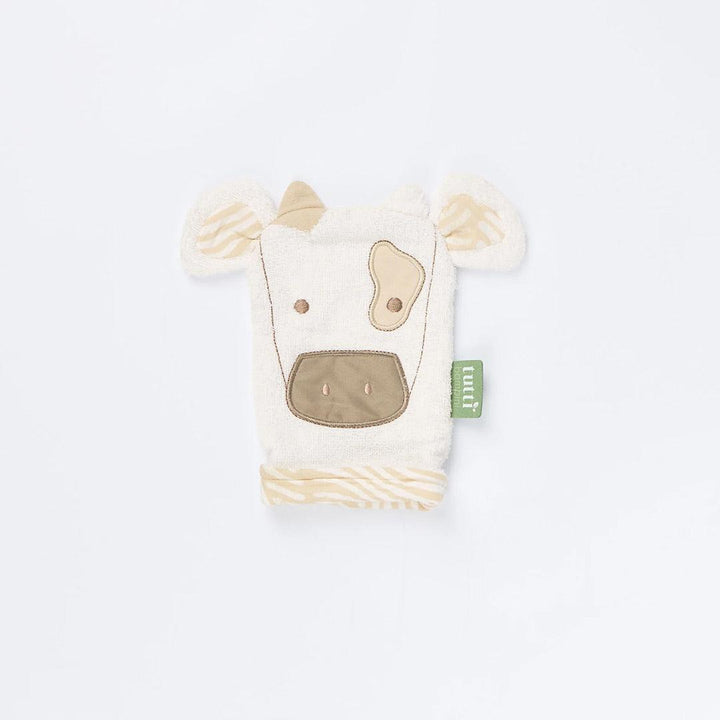 Tutti Bambini Wash Mitt - Clemi Cow-Washcloths-Clemi Cow-One Size | Natural Baby Shower