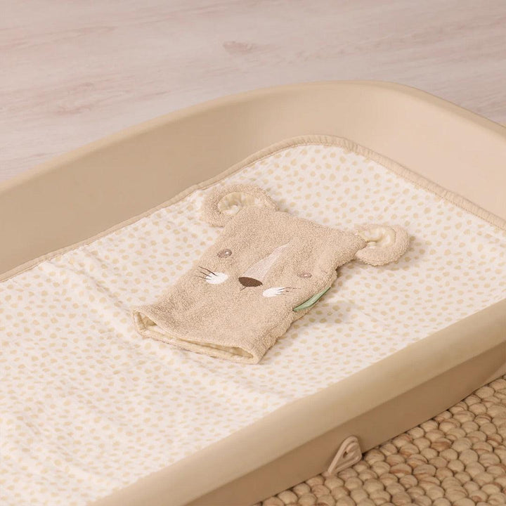 Tutti Bambini Wash Mitt - Larry Leopard-Washcloths-Larry Leopard-One Size | Natural Baby Shower