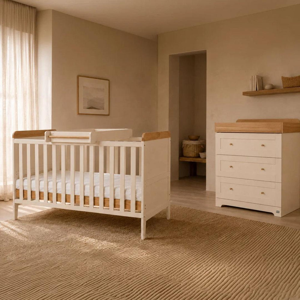 Tutti Bambini Rio 2pc Room Set - Cashmere/Honey Oak-Nursery Sets-Cashmere/Honey Oak- | Natural Baby Shower