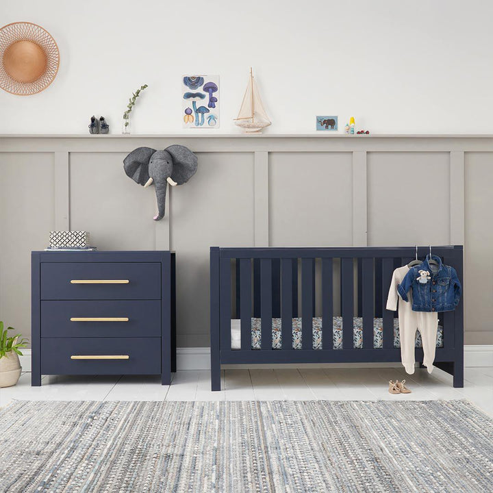 Tutti Bambini Tivoli 2 Piece Room Set - Navy-Nursery Sets-Navy-No Mattress | Natural Baby Shower