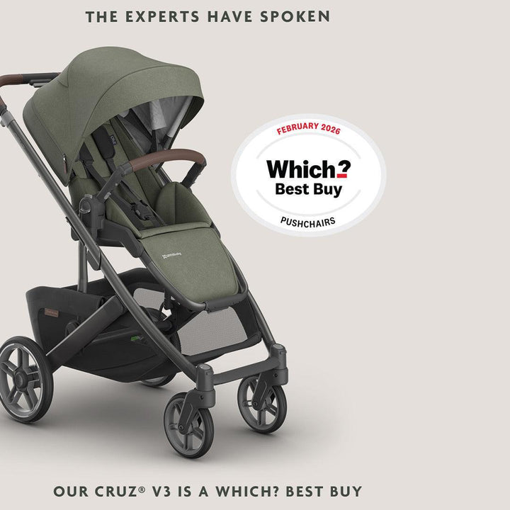 UPPAbaby CRUZ V3 Pushchair - Evelyn-Strollers-Evelyn-Without Bassinet | Natural Baby Shower