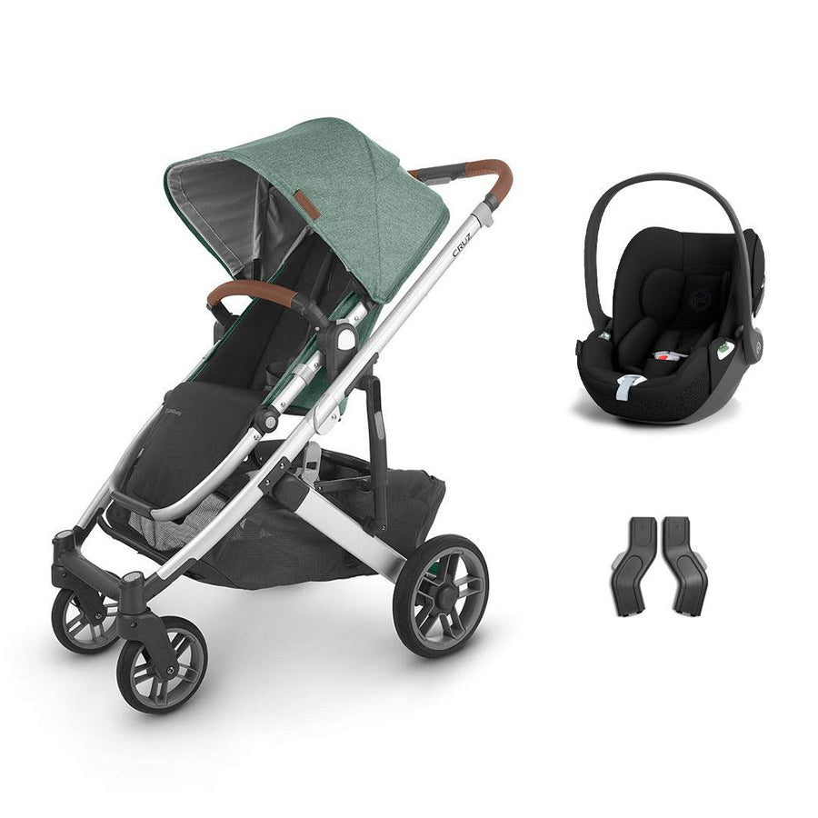 UPPAbaby CRUZ Cloud T Travel System - Emmett-Travel Systems-No Base- | Natural Baby Shower