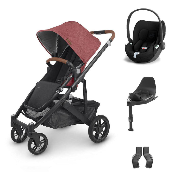 UPPAbaby CRUZ Cloud T Travel System - Lucy-Travel Systems-Base T- | Natural Baby Shower
