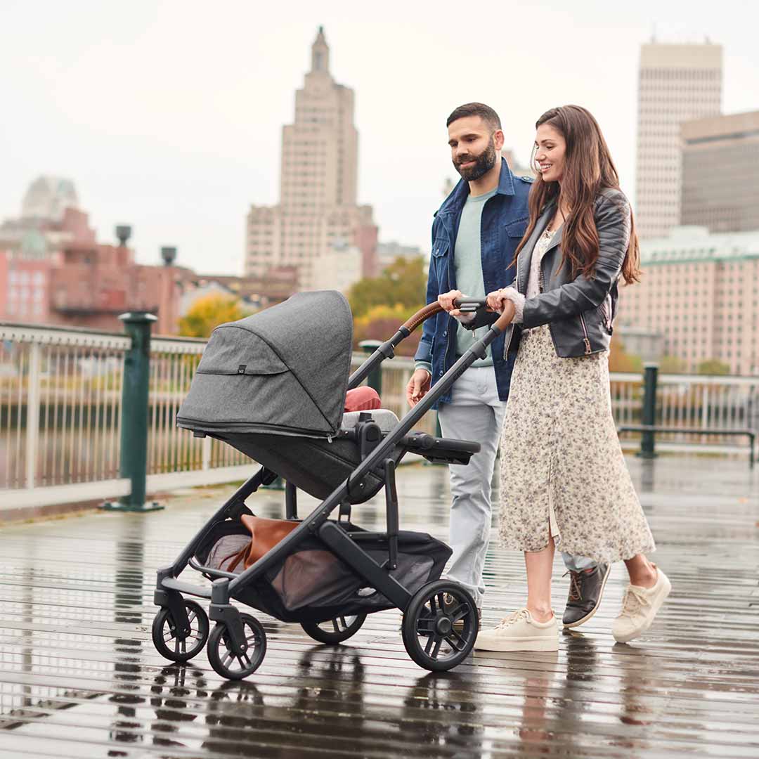 UPPAbaby CRUZ Cloud T Travel System - Greyson-Travel Systems-No Base- | Natural Baby Shower