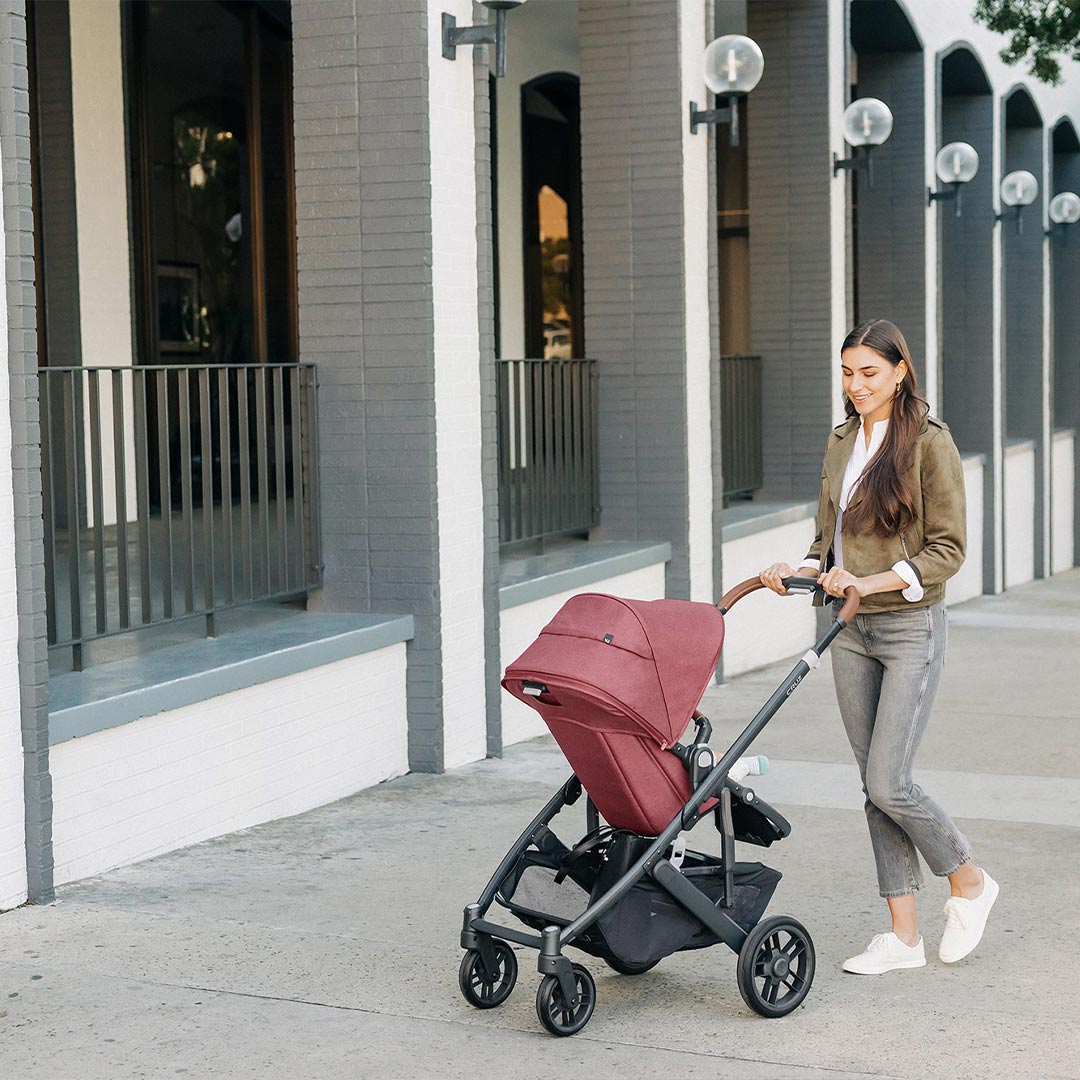 UPPAbaby VISTA + Pebble 360/360 Pro Travel System - Lucy-Travel Systems-Pebble i-Size Car Seat-No Base | Natural Baby Shower