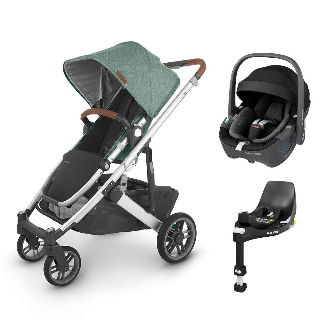 UPPAbaby CRUZ V2 + Pebble 360 Travel System-Travel Systems-Emmett-No Carrycot | Natural Baby Shower