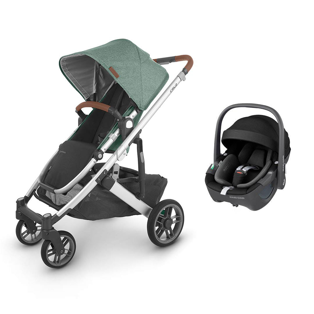 UPPAbaby CRUZ V2 + Pebble 360 Travel System-Travel Systems-Emmett-No Carrycot | Natural Baby Shower