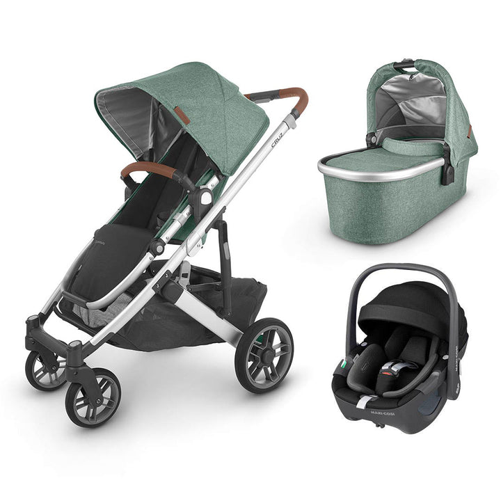 UPPAbaby CRUZ V2 + Pebble 360 Travel System-Travel Systems-Emmett-With Carrycot | Natural Baby Shower