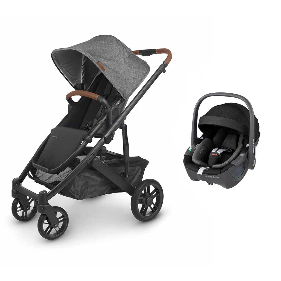 UPPAbaby CRUZ V2 + Pebble 360 Travel System-Travel Systems-Greyson-No Carrycot | Natural Baby Shower
