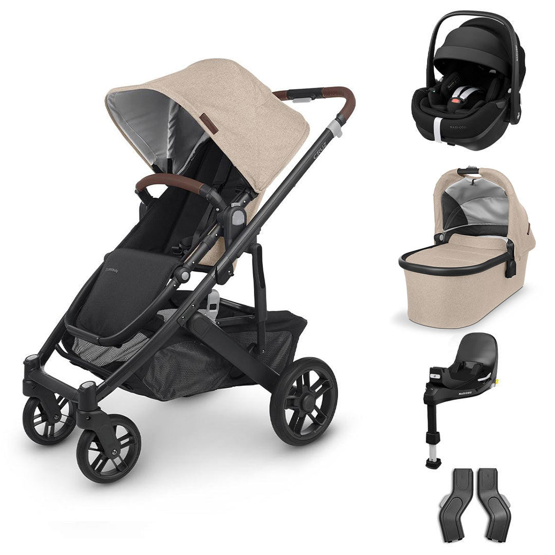 UPPAbaby CRUZ V2 + Pebble 360 Pro 2 Travel System-Travel Systems-Liam-With Carrycot | Natural Baby Shower