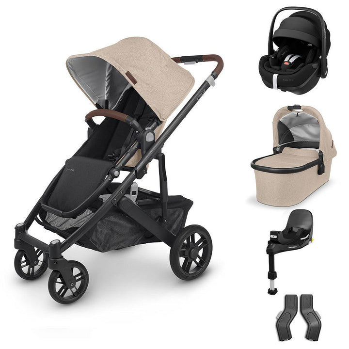 UPPAbaby CRUZ V2 + Pebble 360 Pro 2 Travel System-Travel Systems-Liam-With Carrycot | Natural Baby Shower