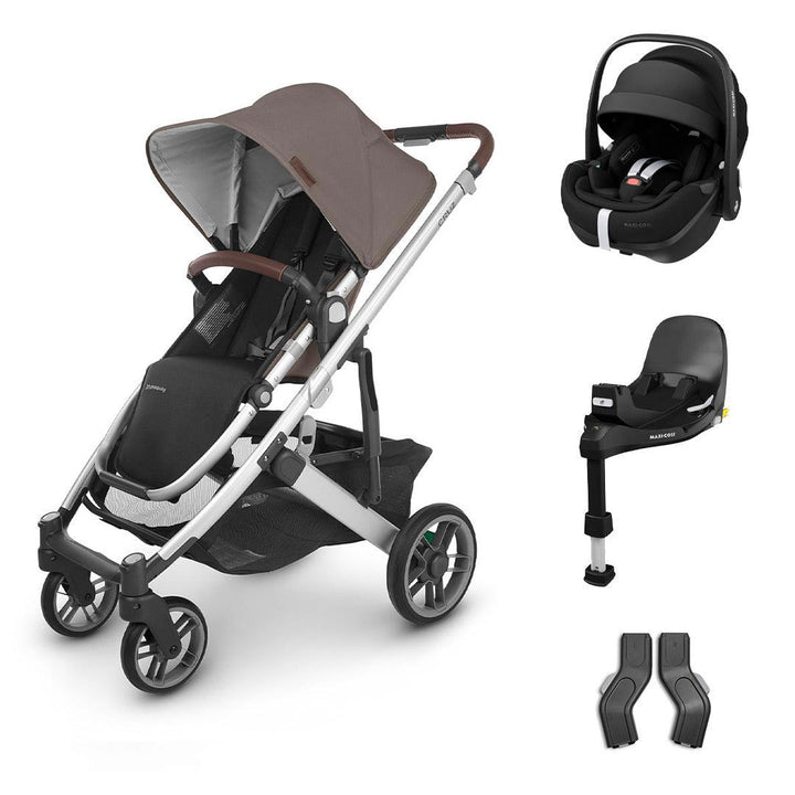 UPPAbaby CRUZ V2 + Pebble 360 Pro 2 Travel System-Travel Systems-Theo-No Carrycot | Natural Baby Shower