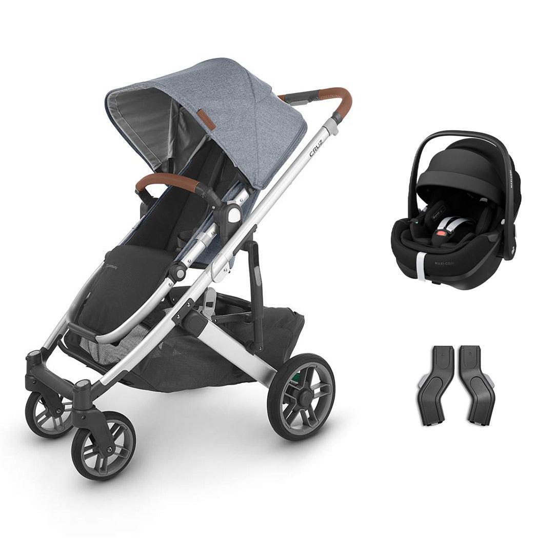 UPPAbaby CRUZ V2 + Pebble 360 Pro Travel System - Gregory-Travel Systems-No Base-No Carrycot | Natural Baby Shower