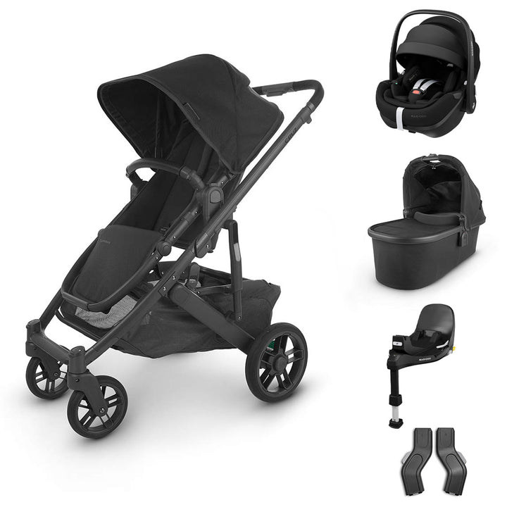 UPPAbaby CRUZ V2 + Pebble 360 Pro Travel System - Jake-Travel Systems-Pebble 360 Pro Base-With Carrycot | Natural Baby Shower