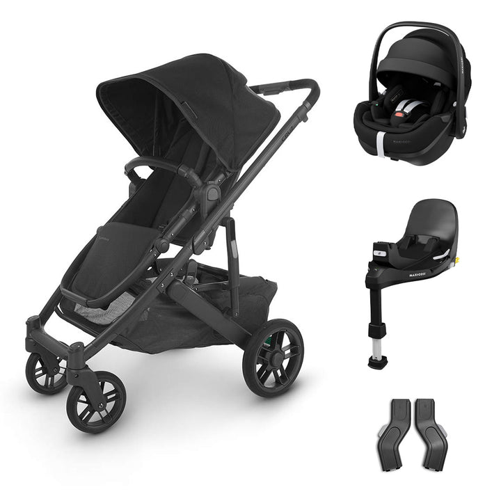 UPPAbaby CRUZ V2 + Pebble 360 Pro Travel System - Jake-Travel Systems-Pebble 360 Pro Base-No Carrycot | Natural Baby Shower