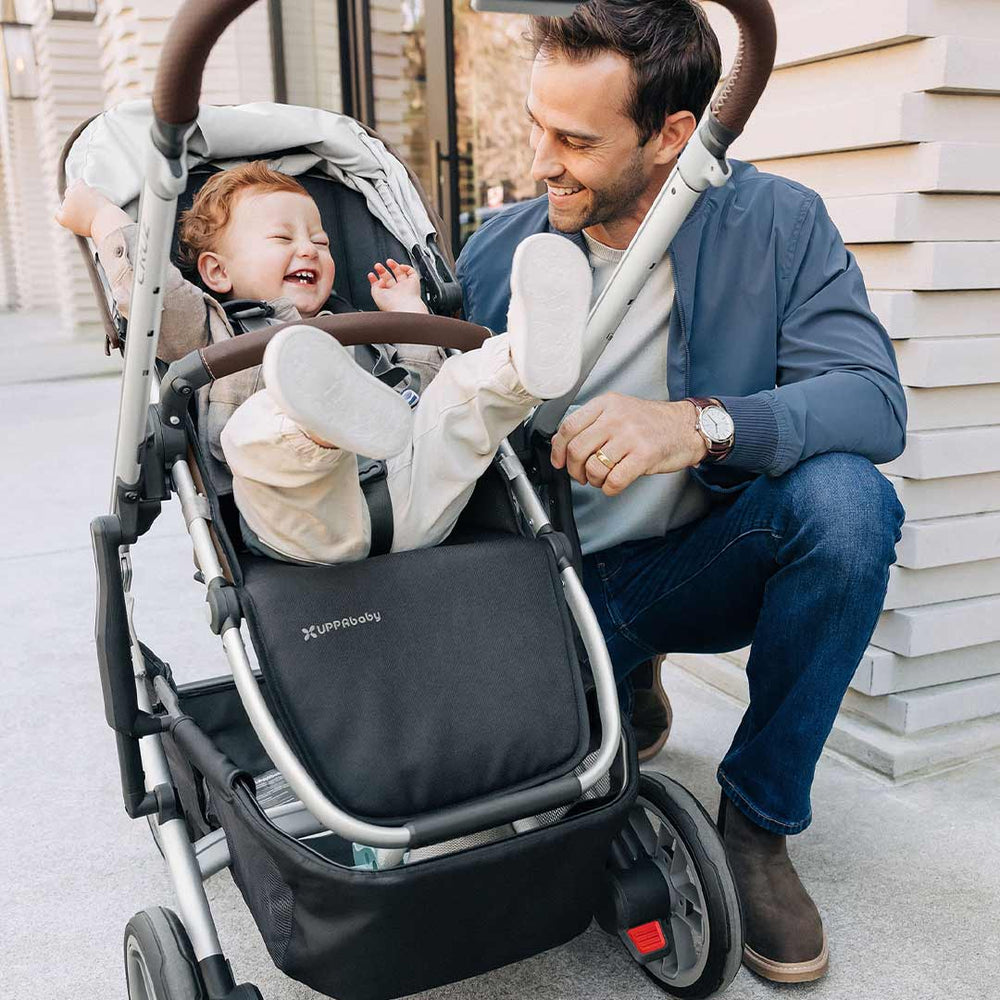 UPPAbaby VISTA + Pebble 360/360 Pro Travel System - Theo-Travel Systems-Pebble i-Size Car Seat-No Base | Natural Baby Shower