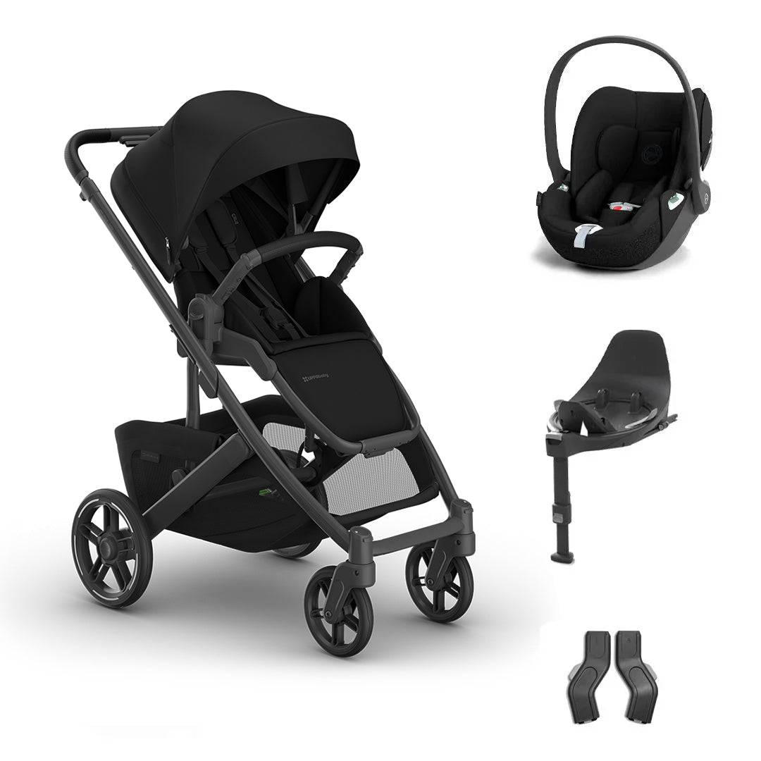 UPPAbaby CRUZ V3 + Cloud T Travel System-Travel Systems-James-With Base | Natural Baby Shower