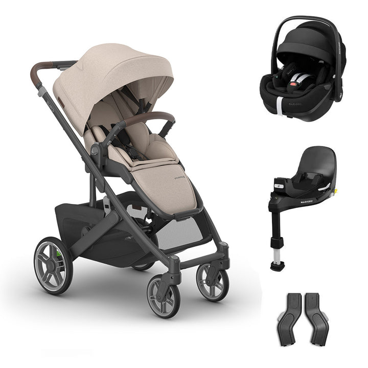 UPPAbaby CRUZ V3 + Pebble 360 Pro 2 Travel System-Travel Systems-Ada-Without Bassinet | Natural Baby Shower