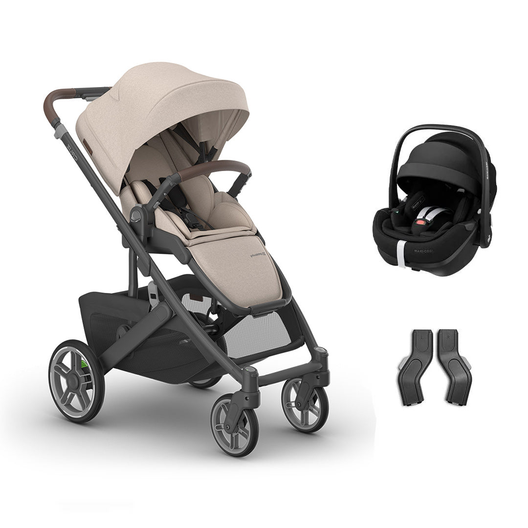 UPPAbaby CRUZ V3 + Pebble 360 Pro 2 Travel System-Travel Systems-Ada-Without Bassinet | Natural Baby Shower