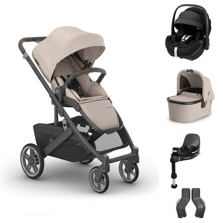 UPPAbaby CRUZ V3 + Pebble 360 Pro 2 Travel System-Travel Systems-Ada-With Bassinet | Natural Baby Shower