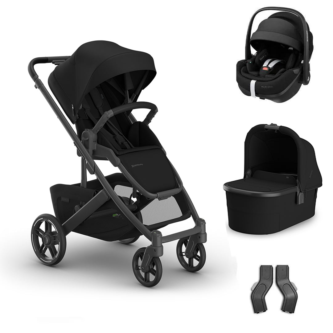 UPPAbaby CRUZ V3 + Pebble 360 Pro 2 Travel System-Travel Systems-James-With Bassinet | Natural Baby Shower