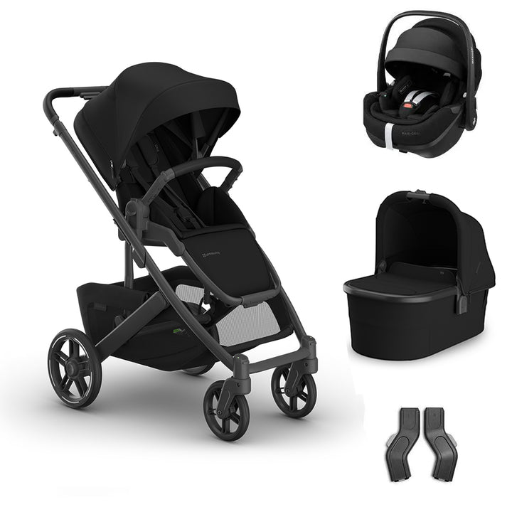 UPPAbaby CRUZ V3 + Pebble 360 Pro 2 Travel System-Travel Systems-James-With Bassinet | Natural Baby Shower