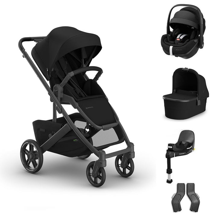 UPPAbaby CRUZ V3 + Pebble 360 Pro 2 Travel System-Travel Systems-James-With Bassinet | Natural Baby Shower