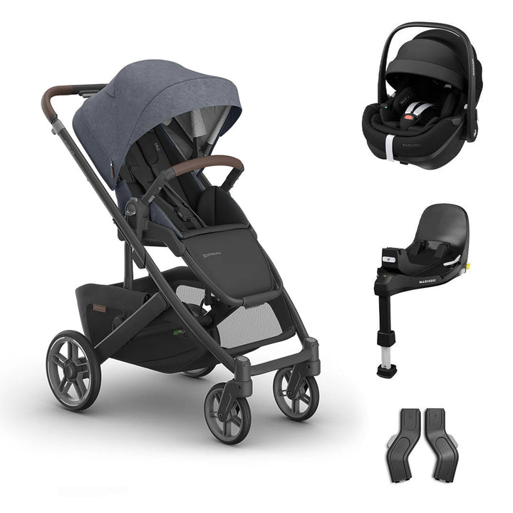 UPPAbaby CRUZ V3 + Pebble 360 Pro 2 Travel System-Travel Systems-Julian-Without Bassinet | Natural Baby Shower