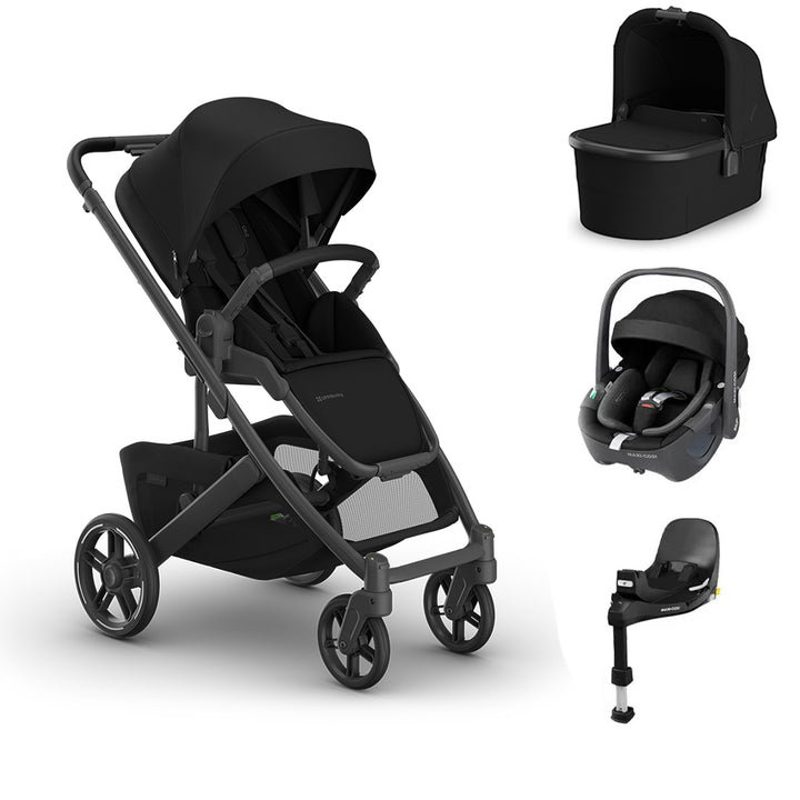 UPPAbaby CRUZ V3 + Pebble 360 Travel System-Travel Systems-James-With Bassinet | Natural Baby Shower