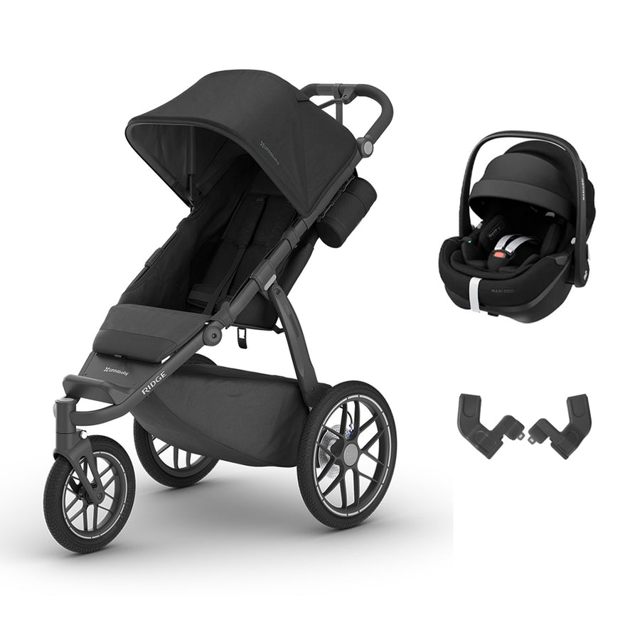 UPPAbaby Ridge + Pebble 360 Pro 2 Travel System-Travel Systems-James-Without Base | Natural Baby Shower