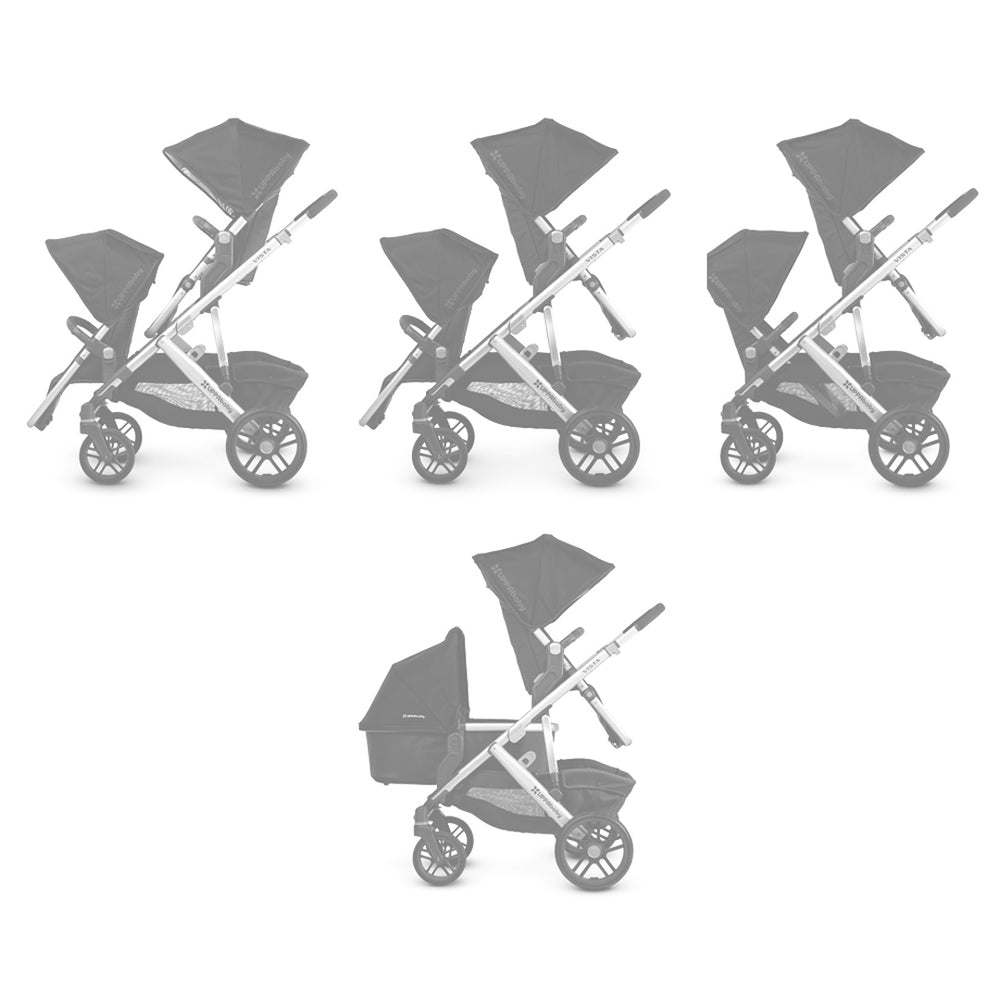 UPPAbaby VISTA Pushchair + Carrycot V2 - Liam - Duo-Strollers-Liam- | Natural Baby Shower