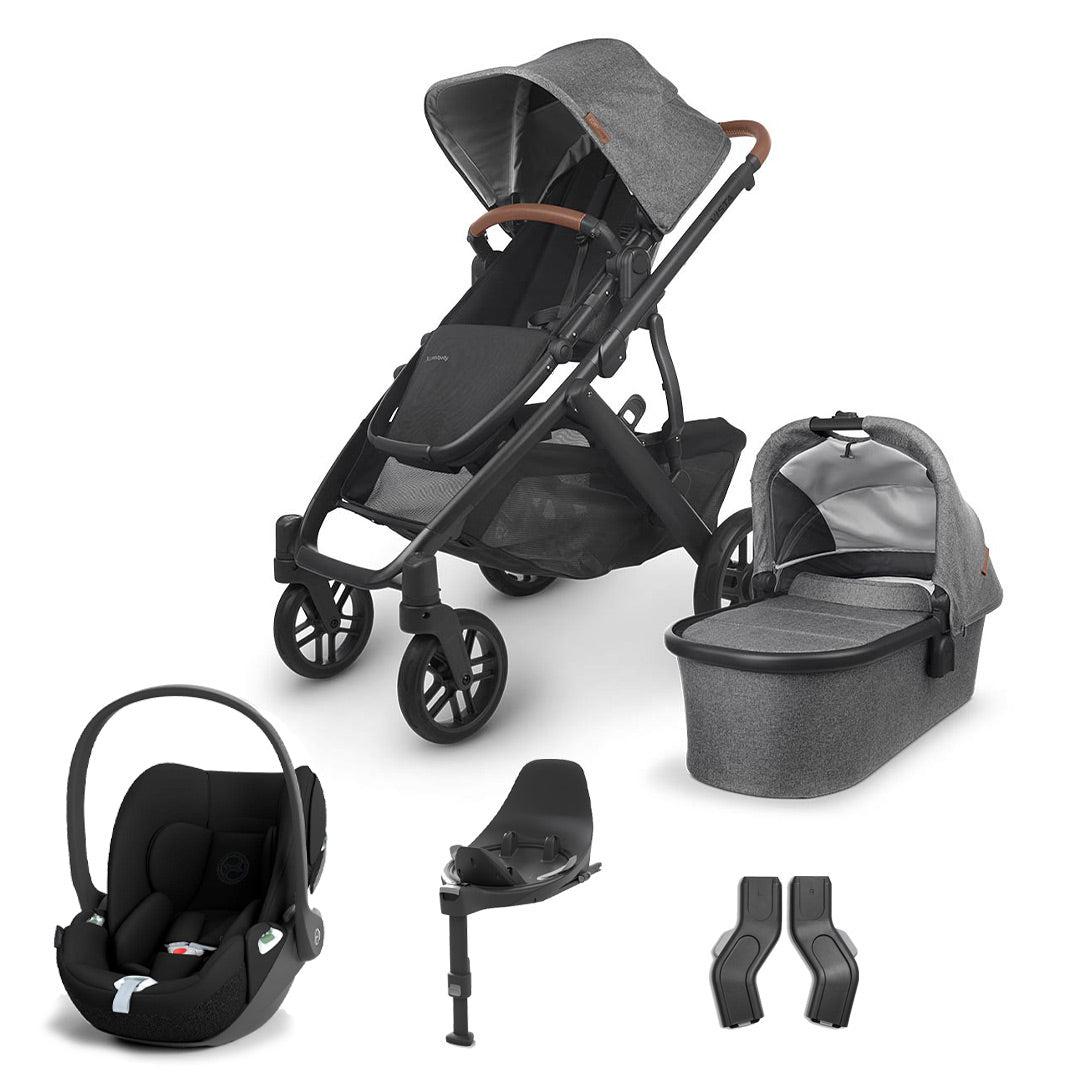 UPPAbaby VISTA Cloud T Travel System - Greyson-Travel Systems-Base T-1x Carrycot | Natural Baby Shower