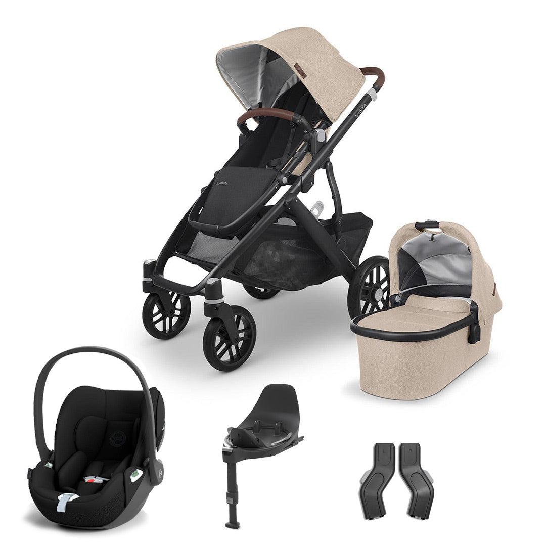 UPPAbaby VISTA Cloud T Travel System - Liam-Travel Systems-Base T-1x Carrycot | Natural Baby Shower