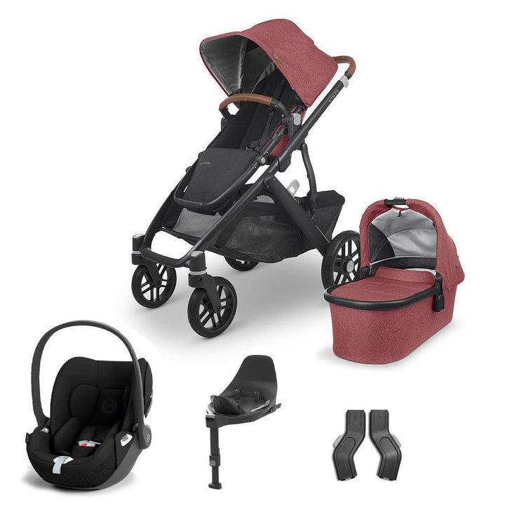 UPPAbaby VISTA Cloud T Travel System - Lucy-Travel Systems-Base T-1x Carrycot | Natural Baby Shower