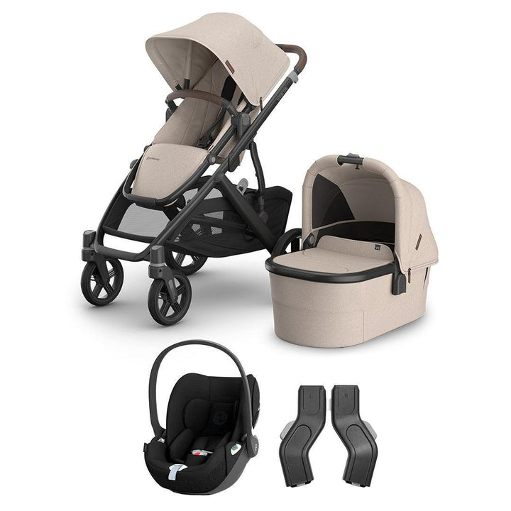 UPPAbaby VISTA V3 + Cloud T Travel System-Travel Systems-Ada-No Base | Natural Baby Shower
