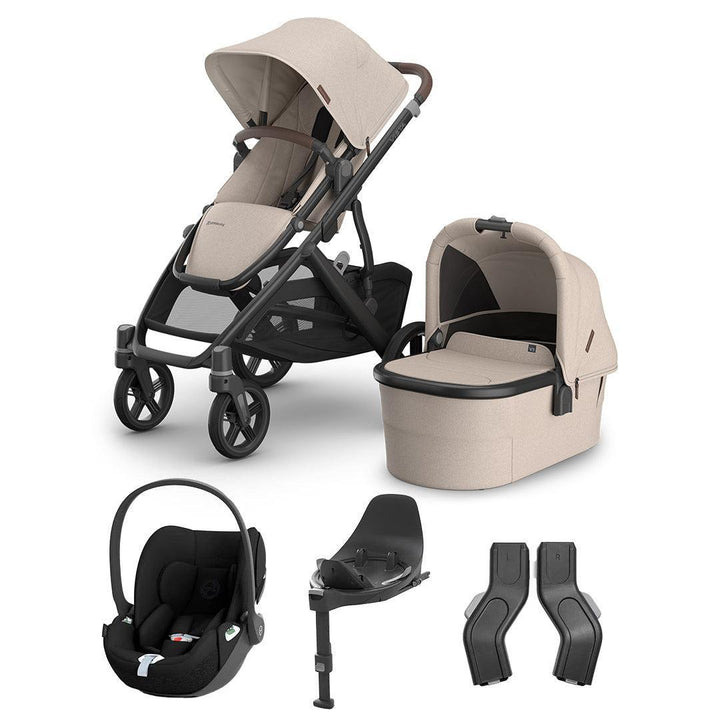 UPPAbaby VISTA V3 + Cloud T Travel System-Travel Systems-Ada-With Base | Natural Baby Shower