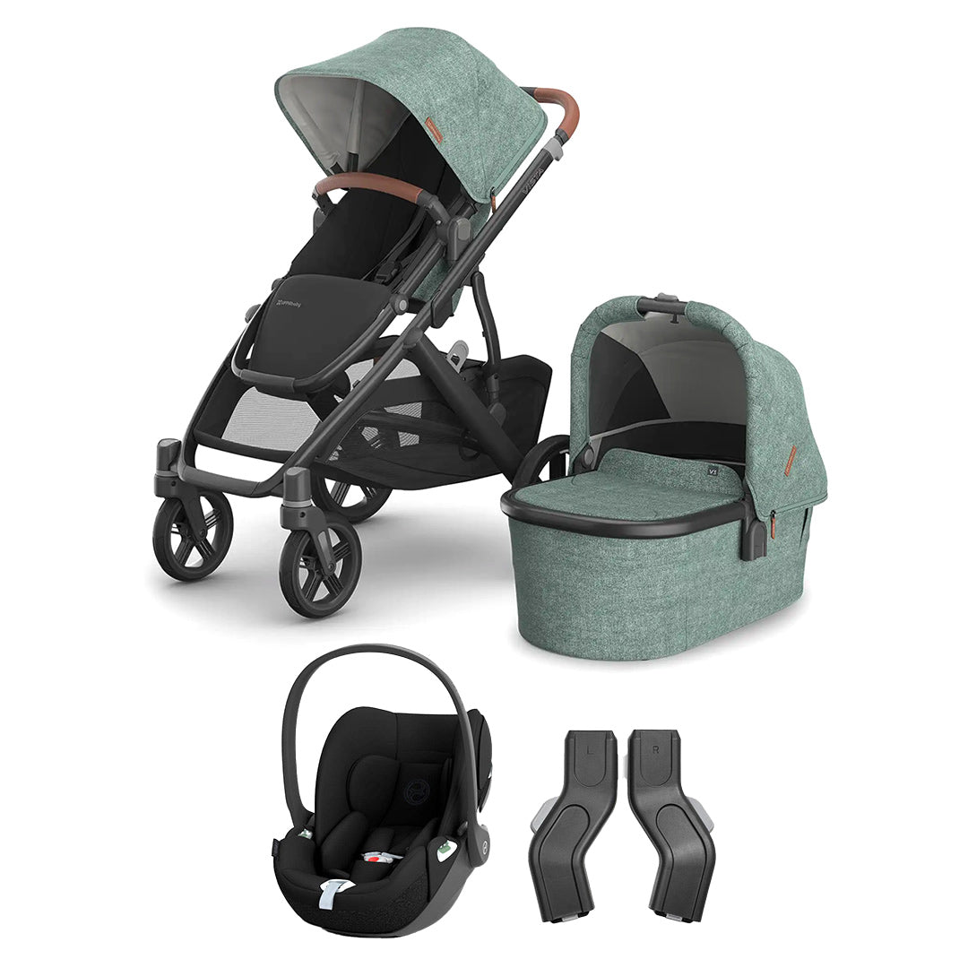 uppababy gwen vs emmett UPPAbaby VISTA V3 + Cloud T Travel System