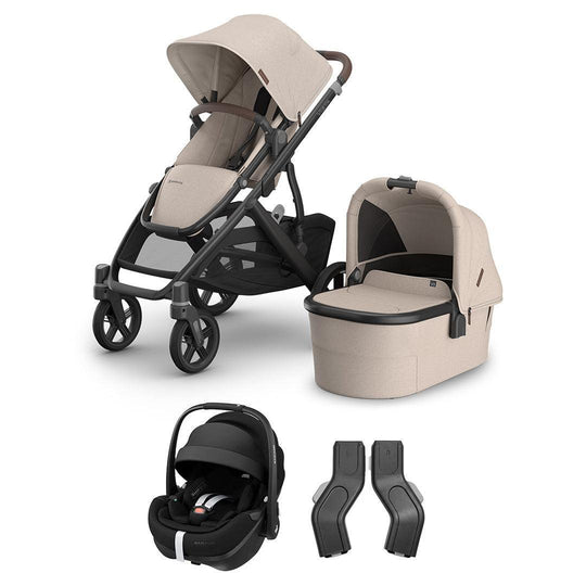 UPPAbaby VISTA V3 + Pebble 360 Pro 2 Travel System-Travel Systems-Ada-No Base | Natural Baby Shower