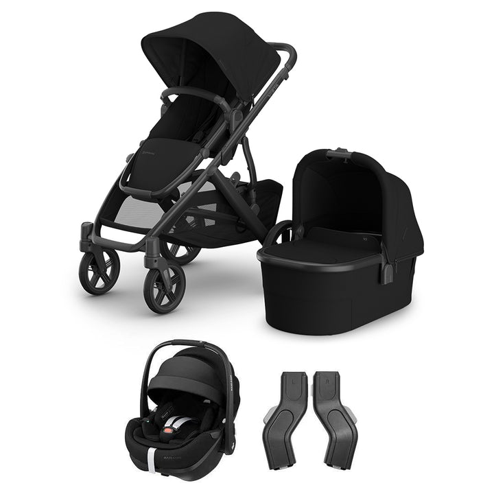 UPPAbaby VISTA V3 + Pebble 360 Pro 2 Travel System-Travel Systems-James-Without Base | Natural Baby Shower