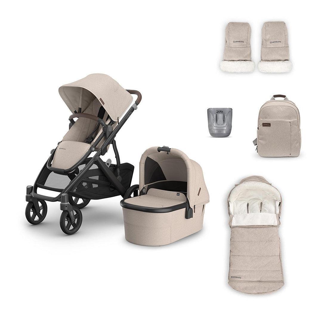 UPPAbaby VISTA V3 Pushchair + Accessory Pack Bundle-Stroller Bundles-Ada- | Natural Baby Shower