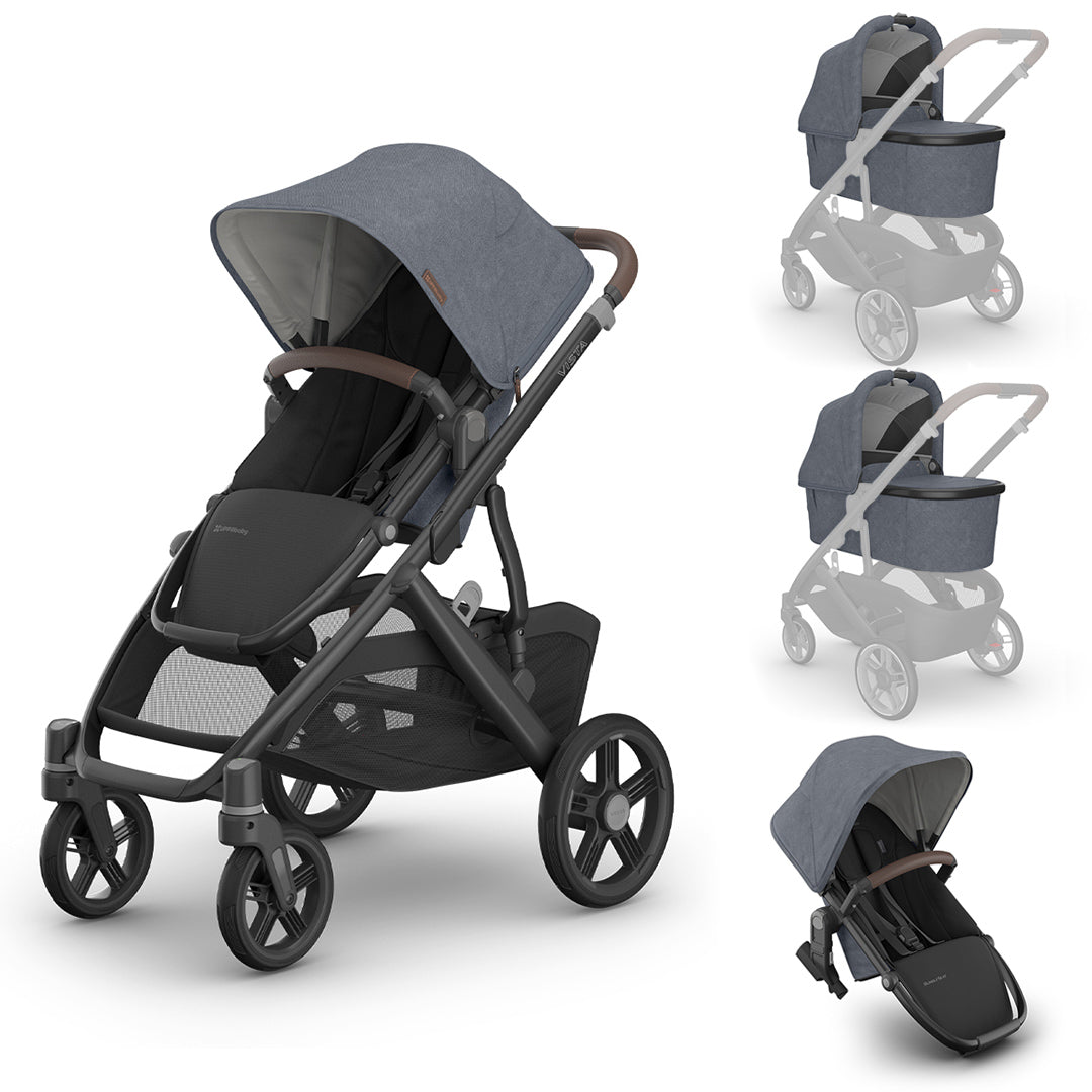 uppababy vista v2 jake black UPPAbaby Vista V3 Pushchair