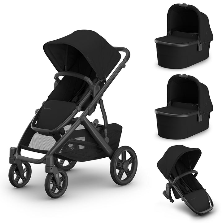 UPPAbaby Vista V3 Pushchair - Twin-Strollers-James- | Natural Baby Shower