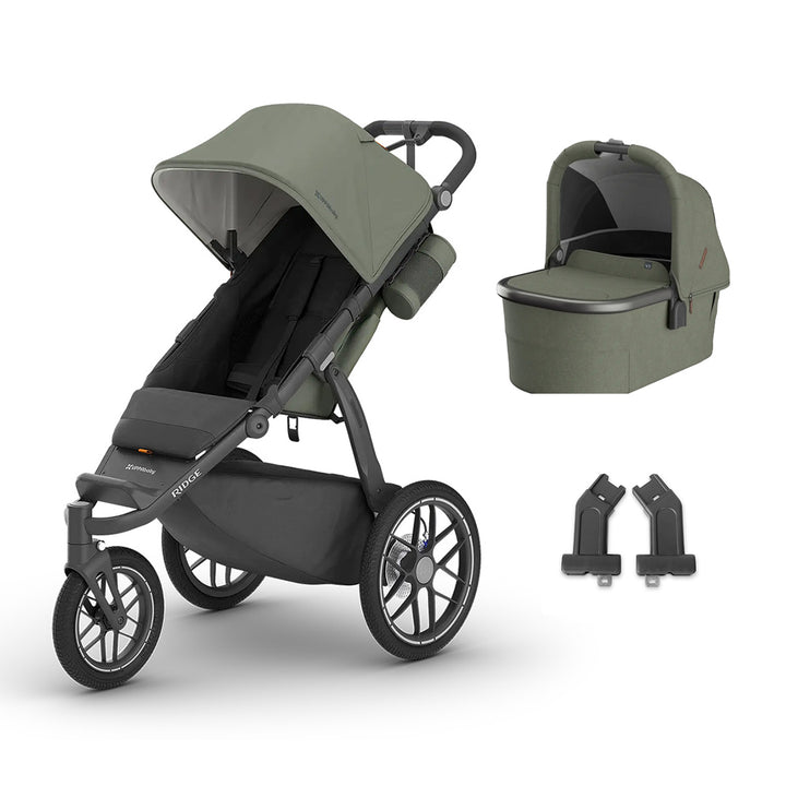 UPPAbaby RIDGE V2 Pushchair - Evelyn-Strollers-With Carrycot and Adapters- | Natural Baby Shower