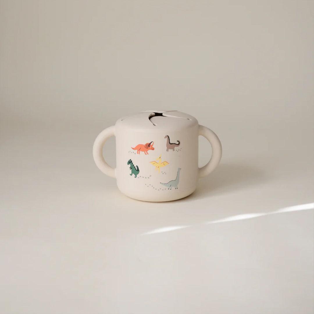 Mushie Snack Cup - Dinosaurs-Snack Cups-Dinosaurs- | Natural Baby Shower