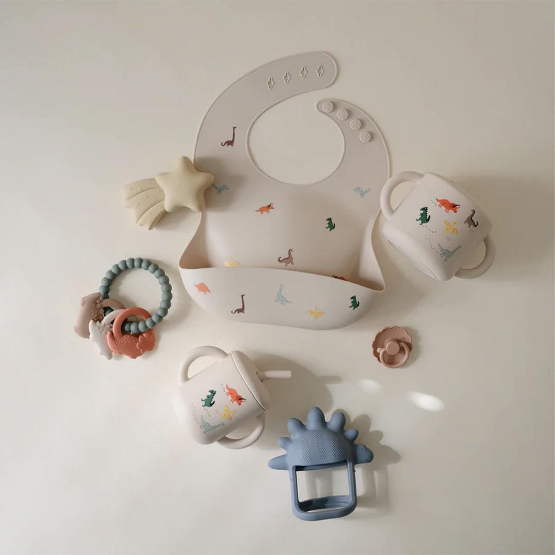 Mushie Snack Cup - Dinosaurs-Snack Cups-Dinosaurs- | Natural Baby Shower