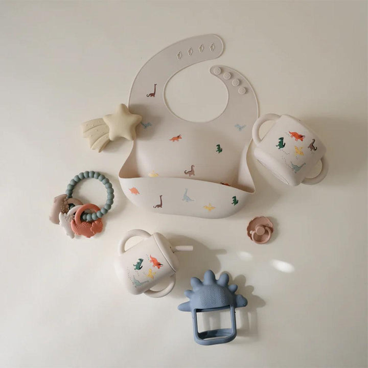 Mushie Snack Cup - Dinosaurs-Snack Cups-Dinosaurs- | Natural Baby Shower